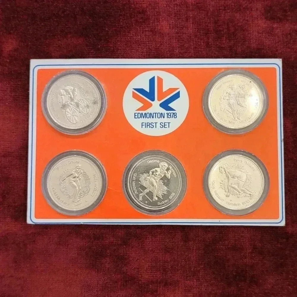 Edmonton Commonwealth Games Commemorative Medallions (1)